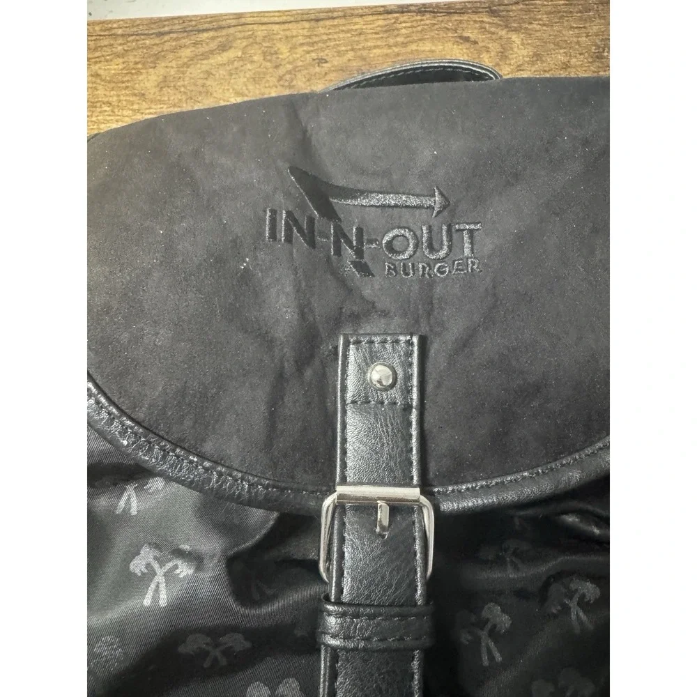 RARE Limited Edition In N Out Burger Black Backpack‎